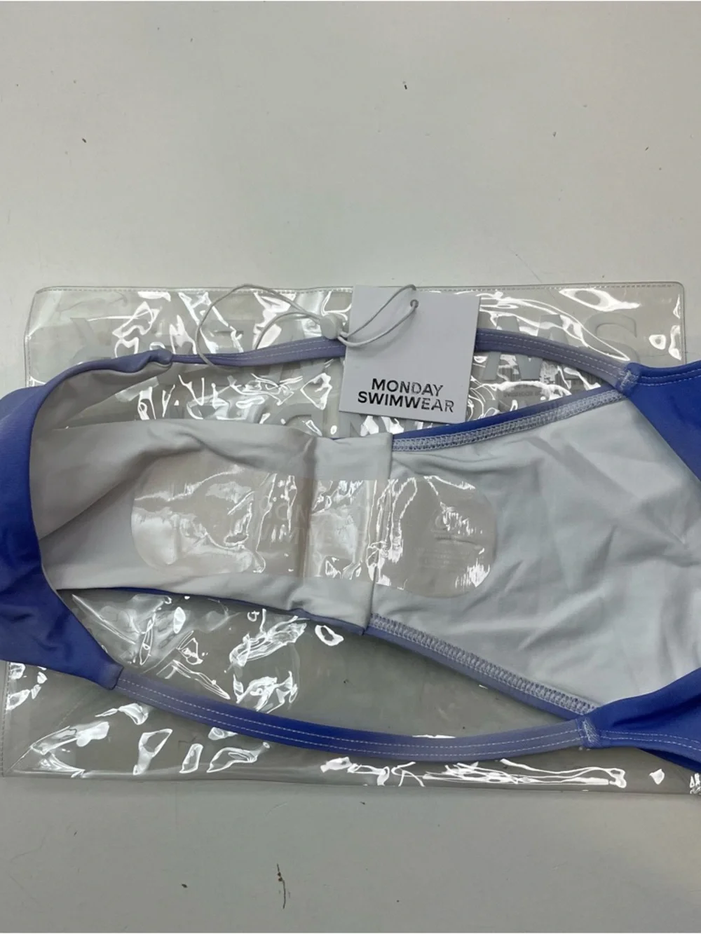 NEW Monday Swimwear Barbados Bottom Bikini Swimsuit in Cloud Size M~ with tag